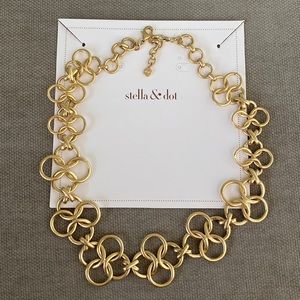 Stella & Dot gold Crosby necklace.